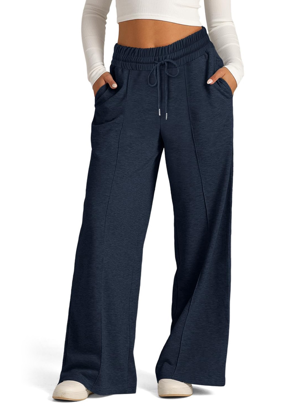 Jersey Plain Casual Pants