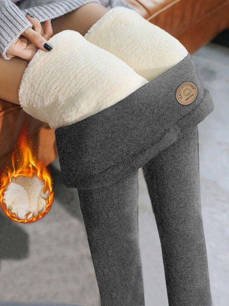 Plain Casual Leggings