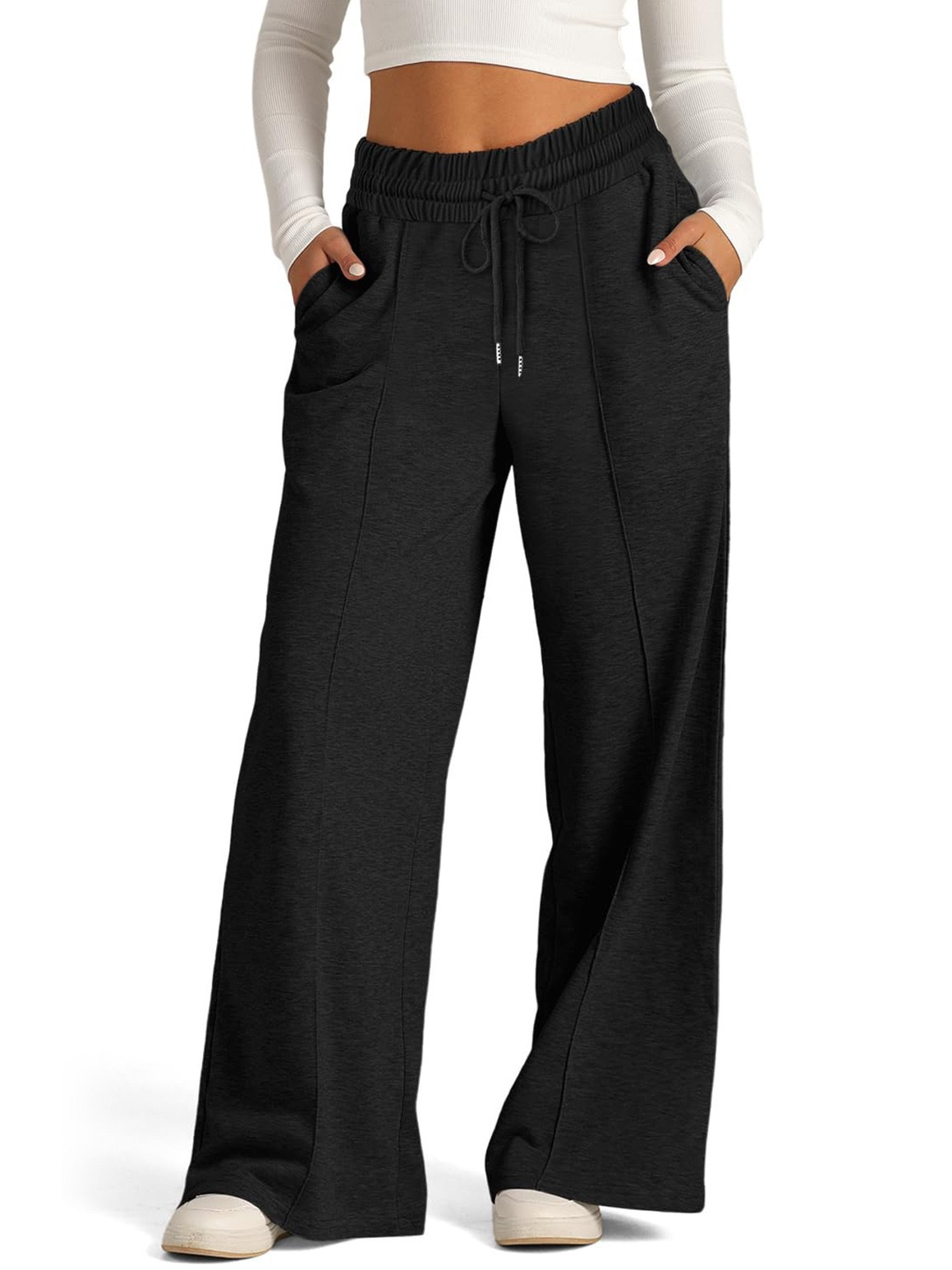 Jersey Plain Casual Pants