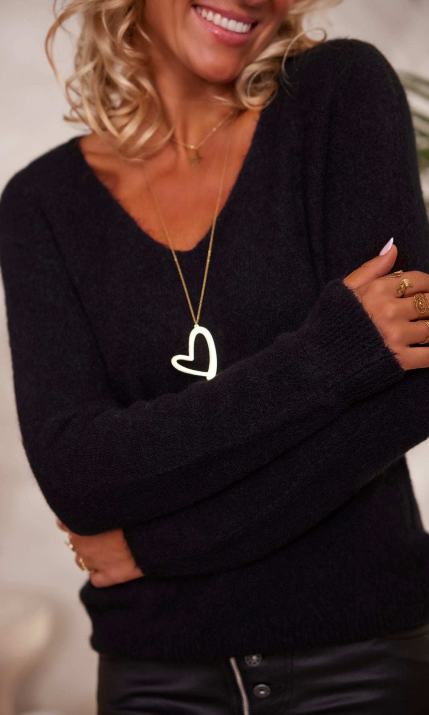 Casual V Neck Regular Fit Sweater