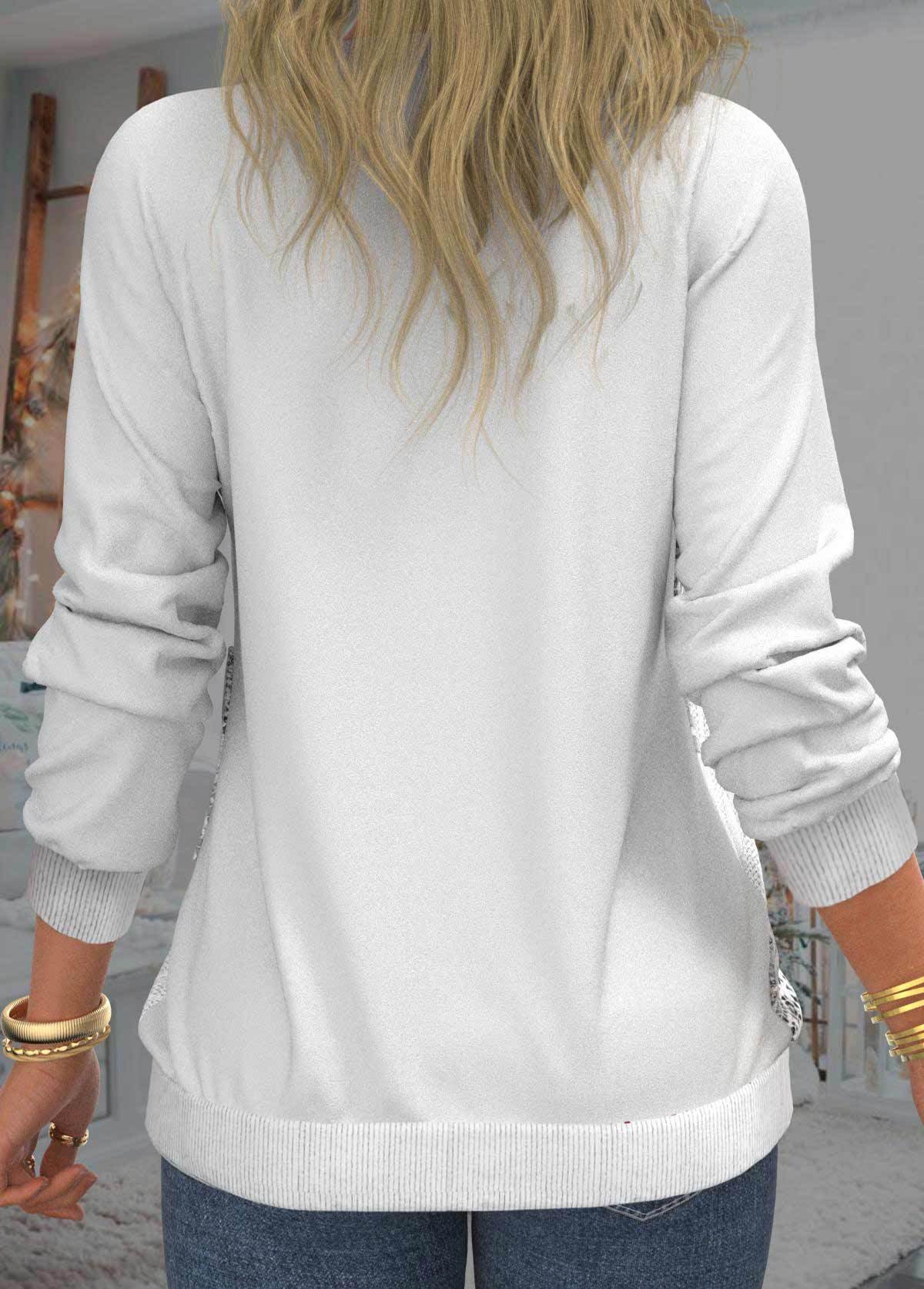 Zipper Casual Sweatshirt