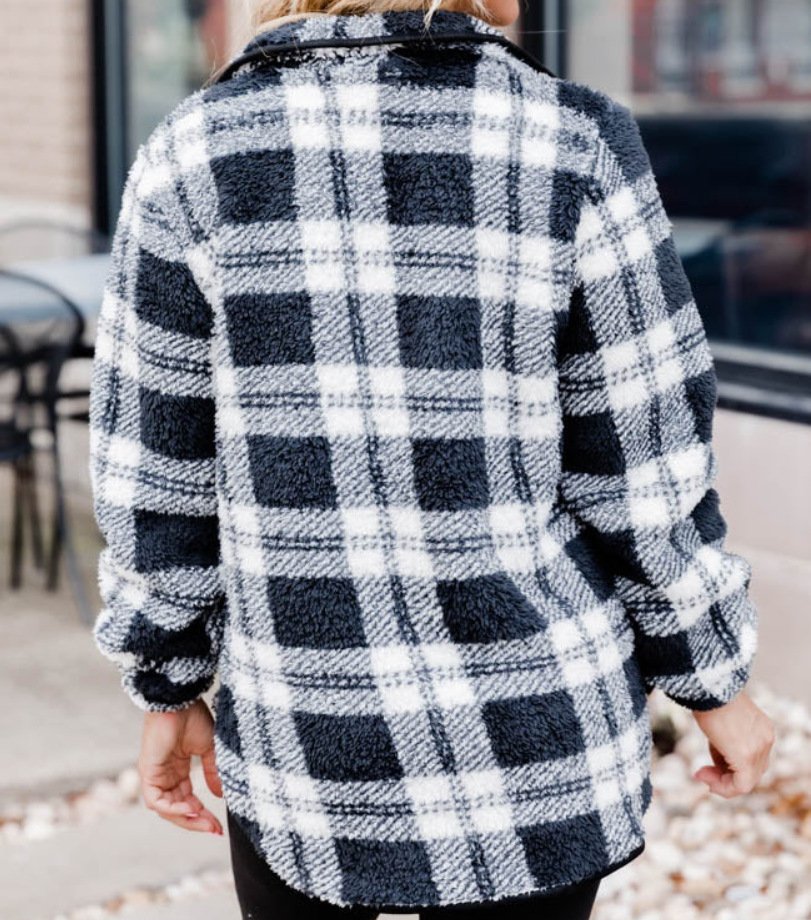 Plaid Casual Others Sweatshirt