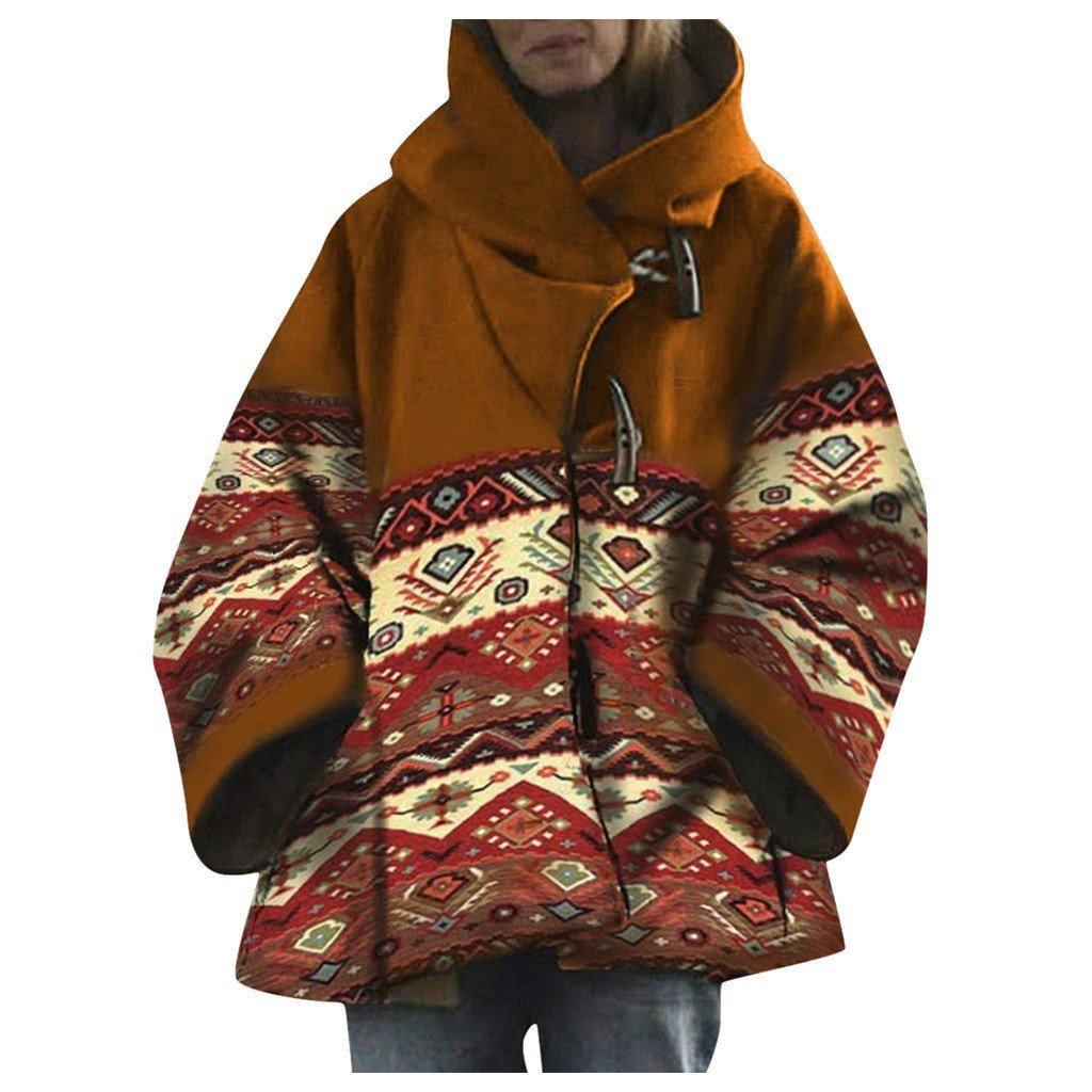 Casual Hoodie Ethnic Jacket