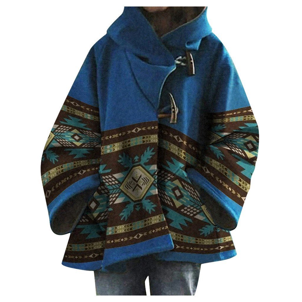 Casual Hoodie Ethnic Jacket