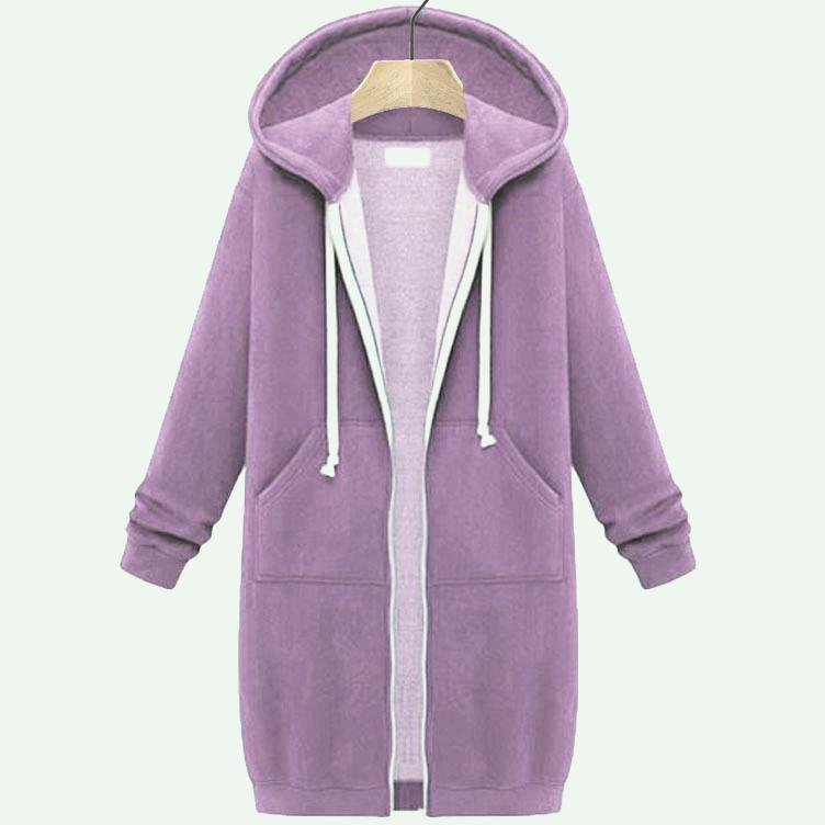 Cotton Casual Hoodie Coat