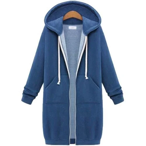 Cotton Casual Hoodie Coat