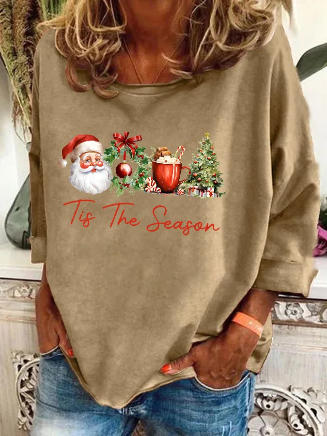 Christmas Tis the Season Cozy Casual Sweatshirt