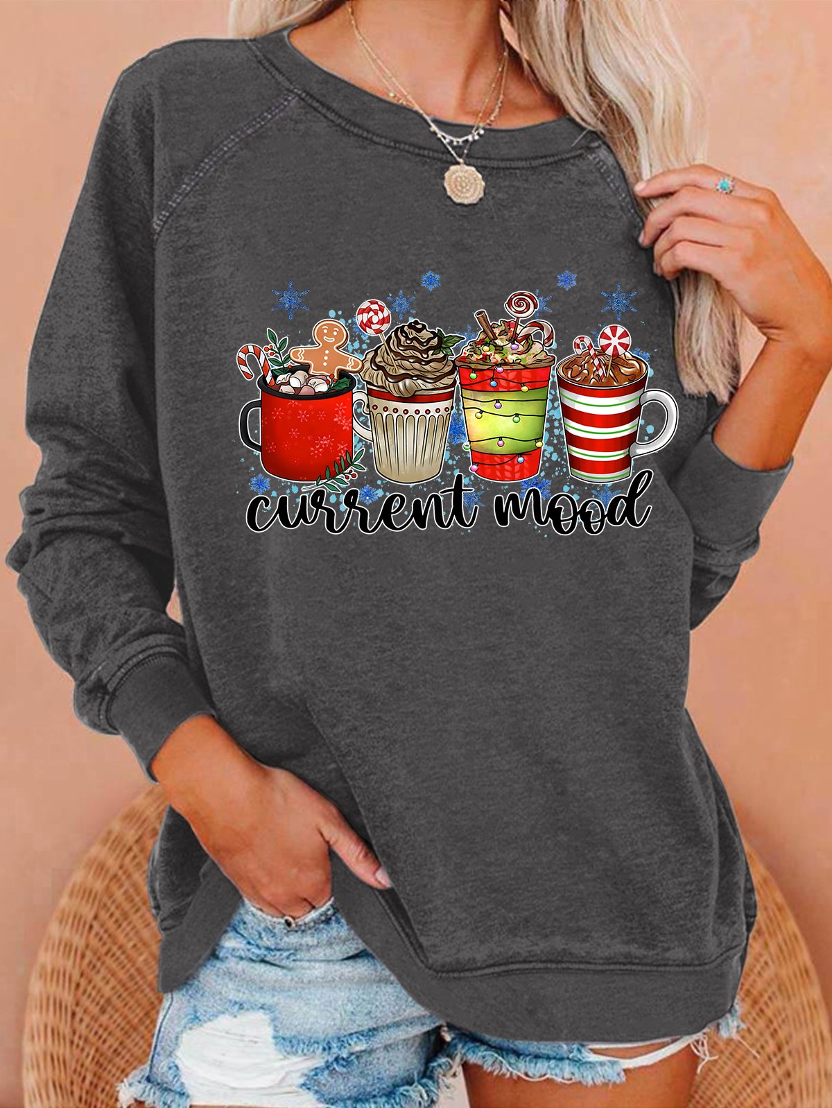 Christmas Coffee Casual Sweatshirt