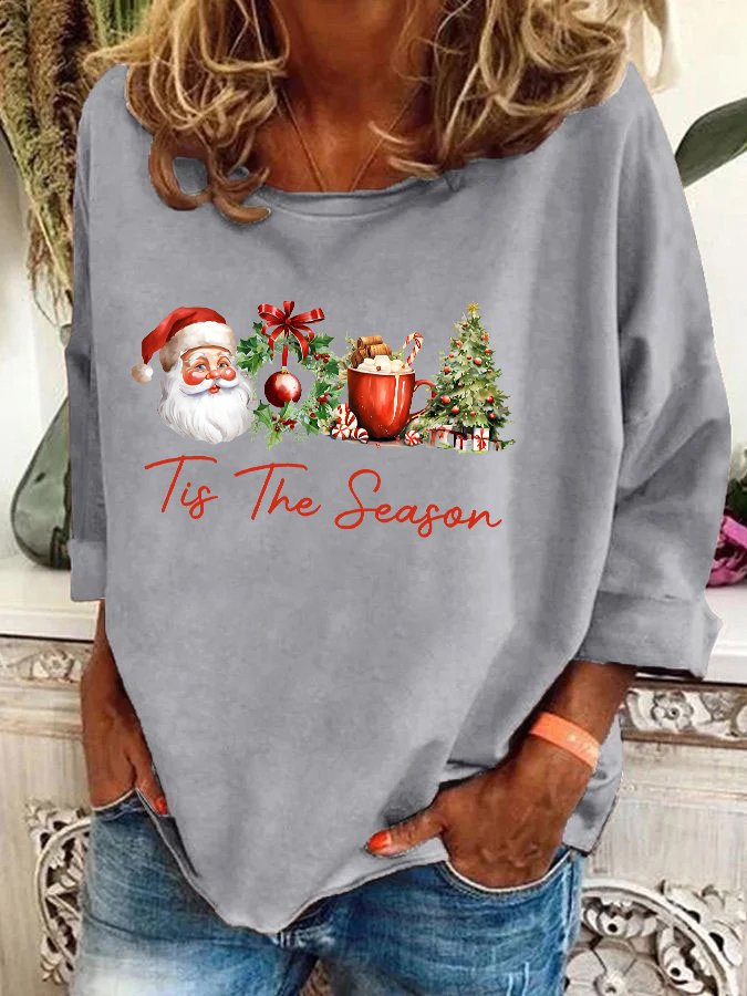 Christmas Tis the Season Cozy Casual Sweatshirt