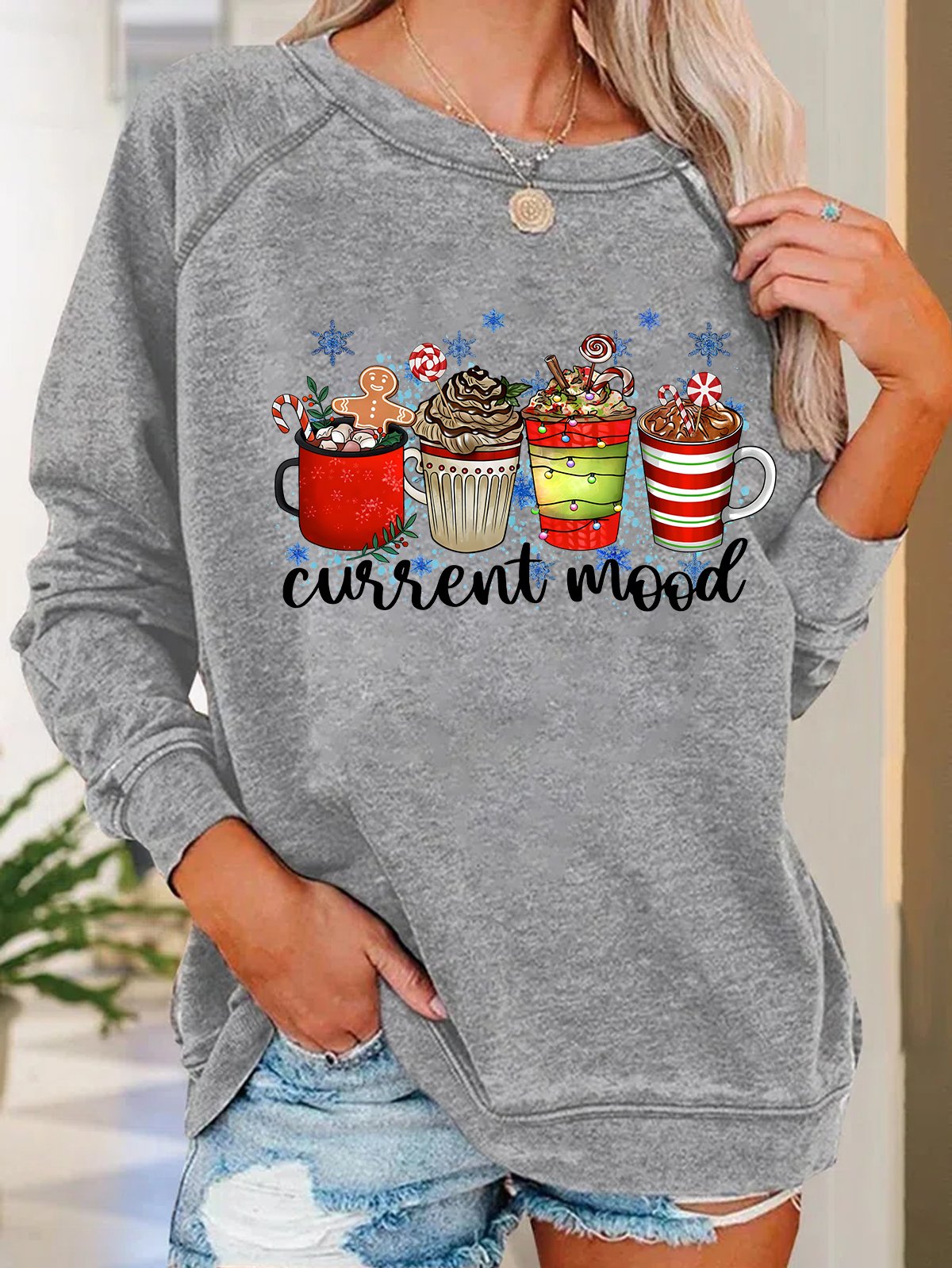 Christmas Coffee Casual Sweatshirt