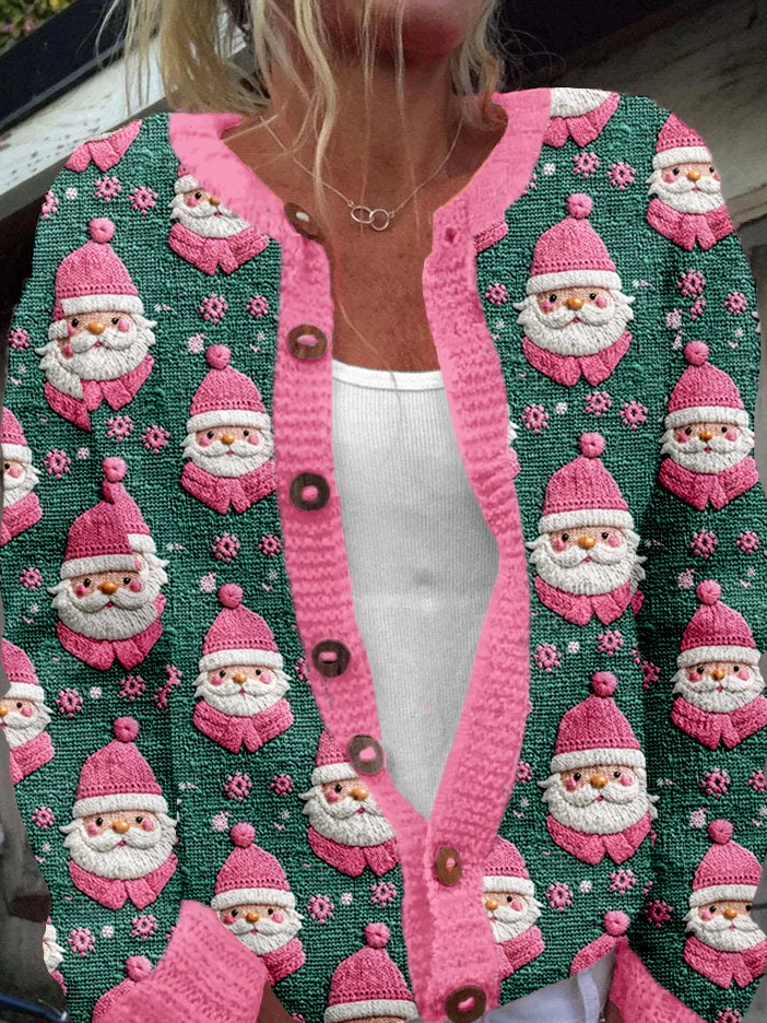 3D Printing Christmas Winter Santa Claus Cozy Knit Cardigan