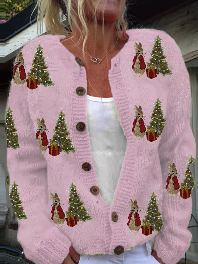 Women's Christmas Casual Knitted Cardigan