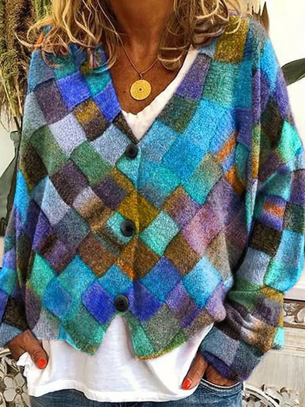 Wool/Knitting Casual Cardigan