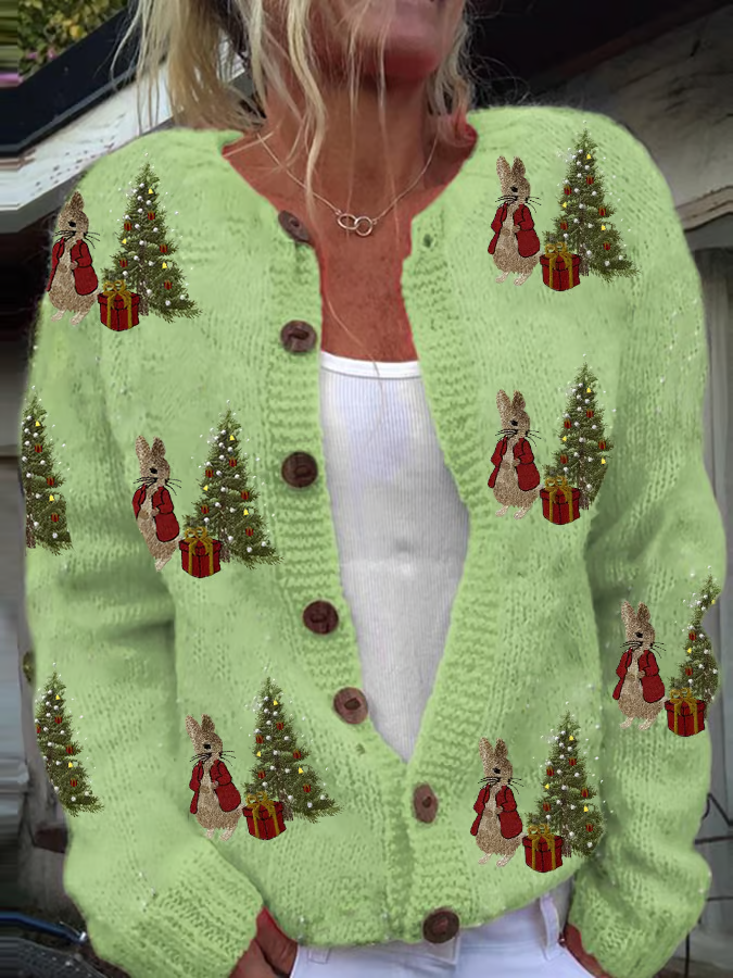 Women's Christmas Casual Knitted Cardigan