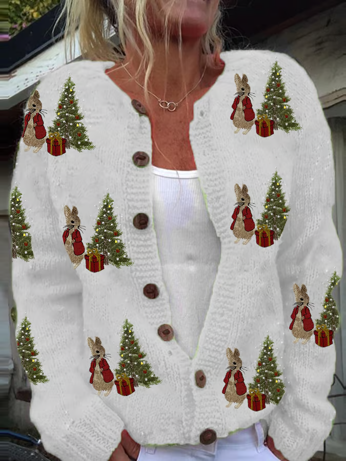 Women's Christmas Casual Knitted Cardigan