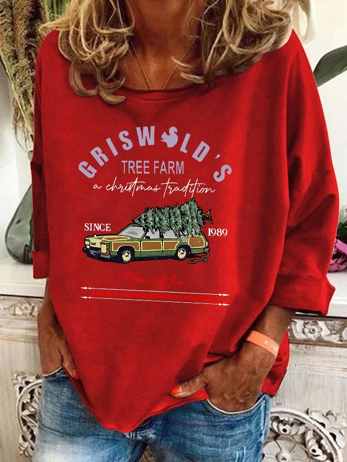 Christmas Griswold's Tree Farm Since 1989 Casual Sweatshirt