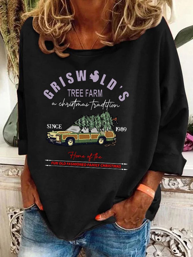 Christmas Griswold's Tree Farm Since 1989 Casual Sweatshirt