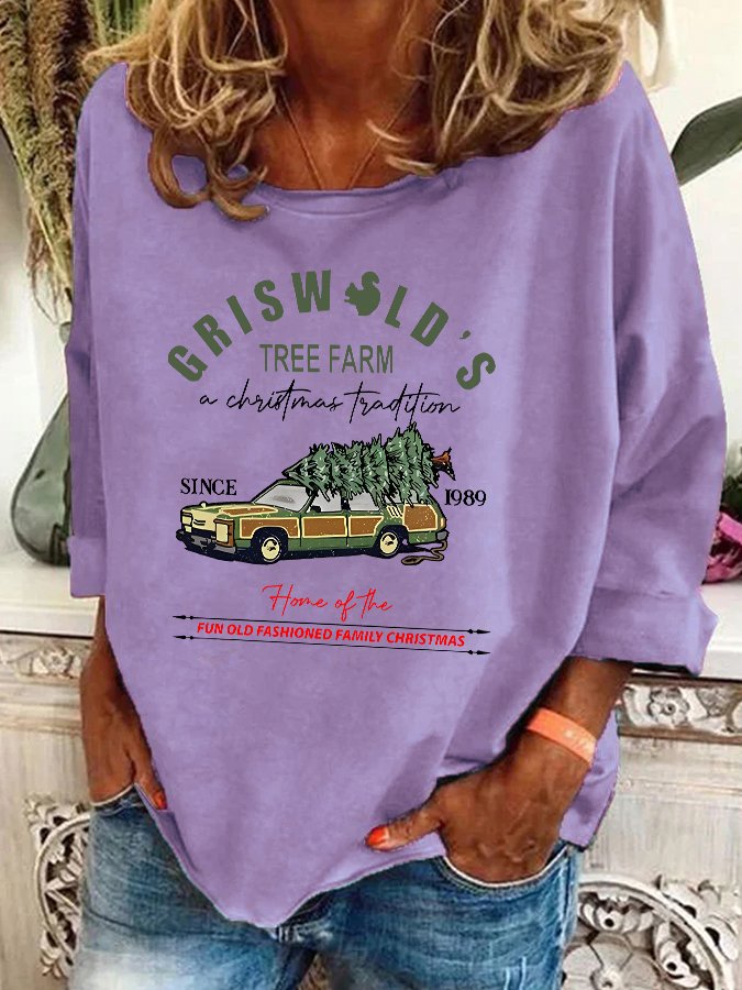 Christmas Griswold's Tree Farm Since 1989 Casual Sweatshirt