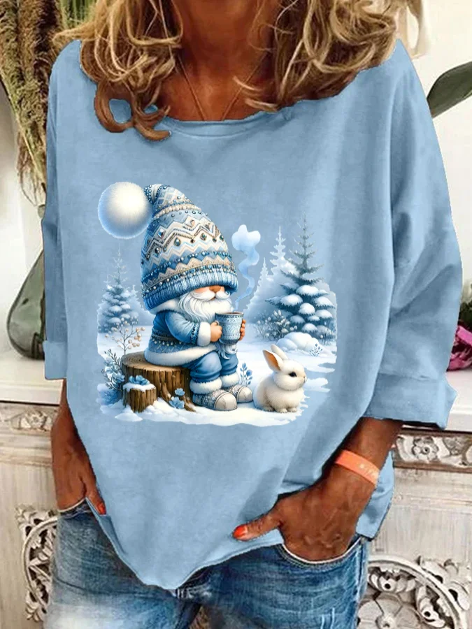 Winter Gnome Christmas Casual Sweatshirt