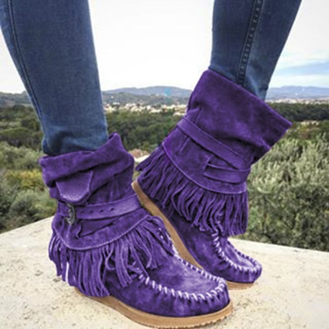 Winter Pu Cotton-Padded Boots