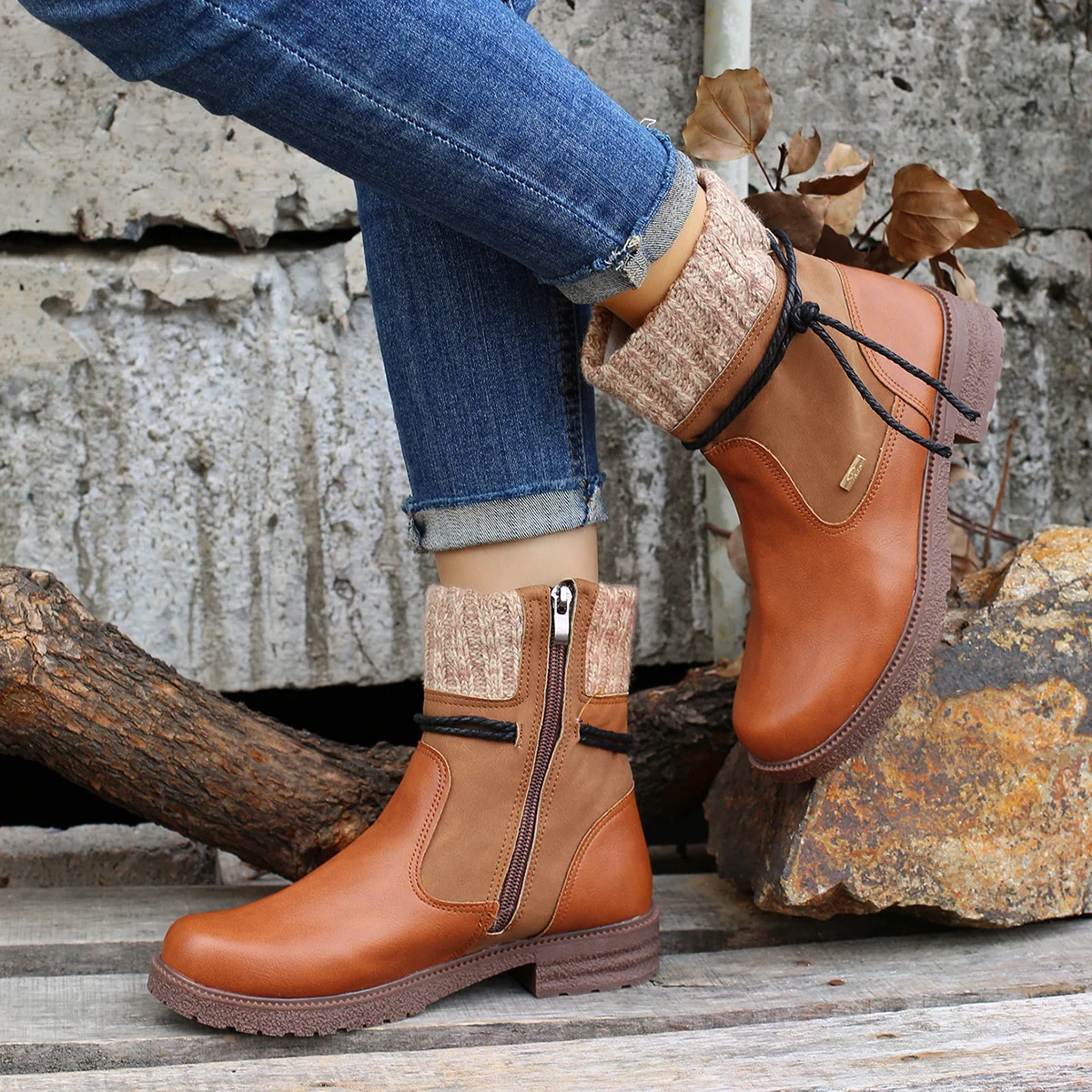 Daily Winter Flat Heel Boots