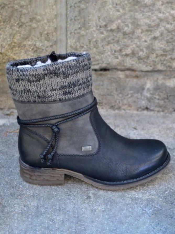 Daily Winter Flat Heel Boots