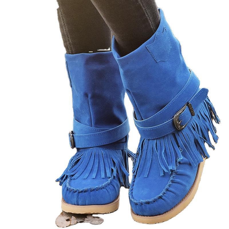 Winter Pu Cotton-Padded Boots