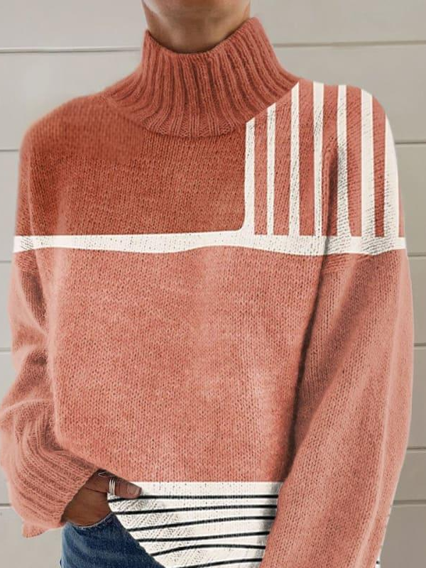 Loose Turtleneck Casual Sweater