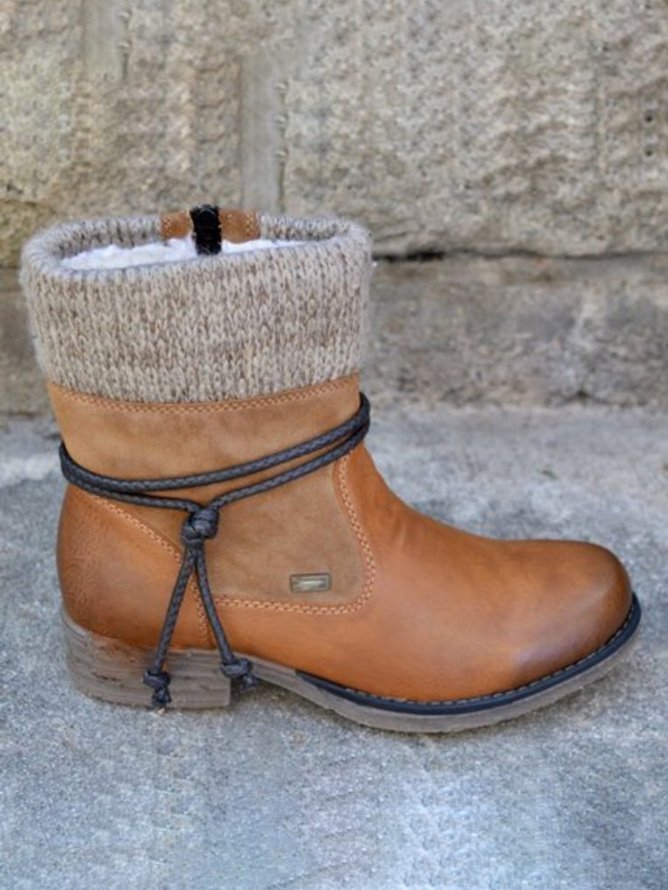 Daily Winter Flat Heel Boots