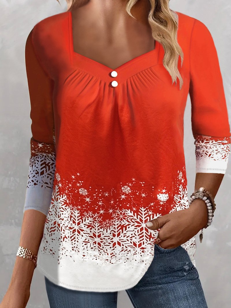 Christmas Casual Blouse