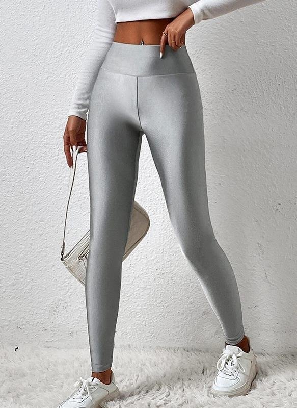 Casual Plain Tight Leggings