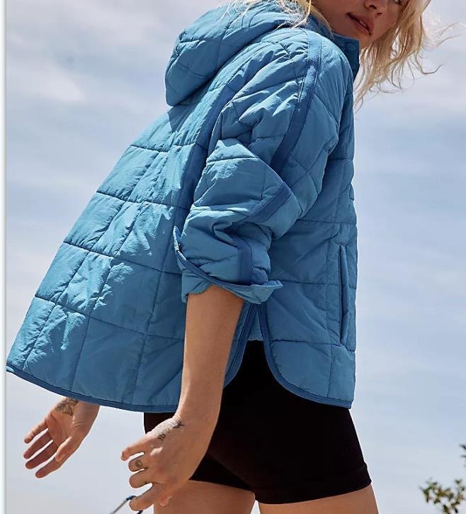 Casual Plain Loose Padded Jacket