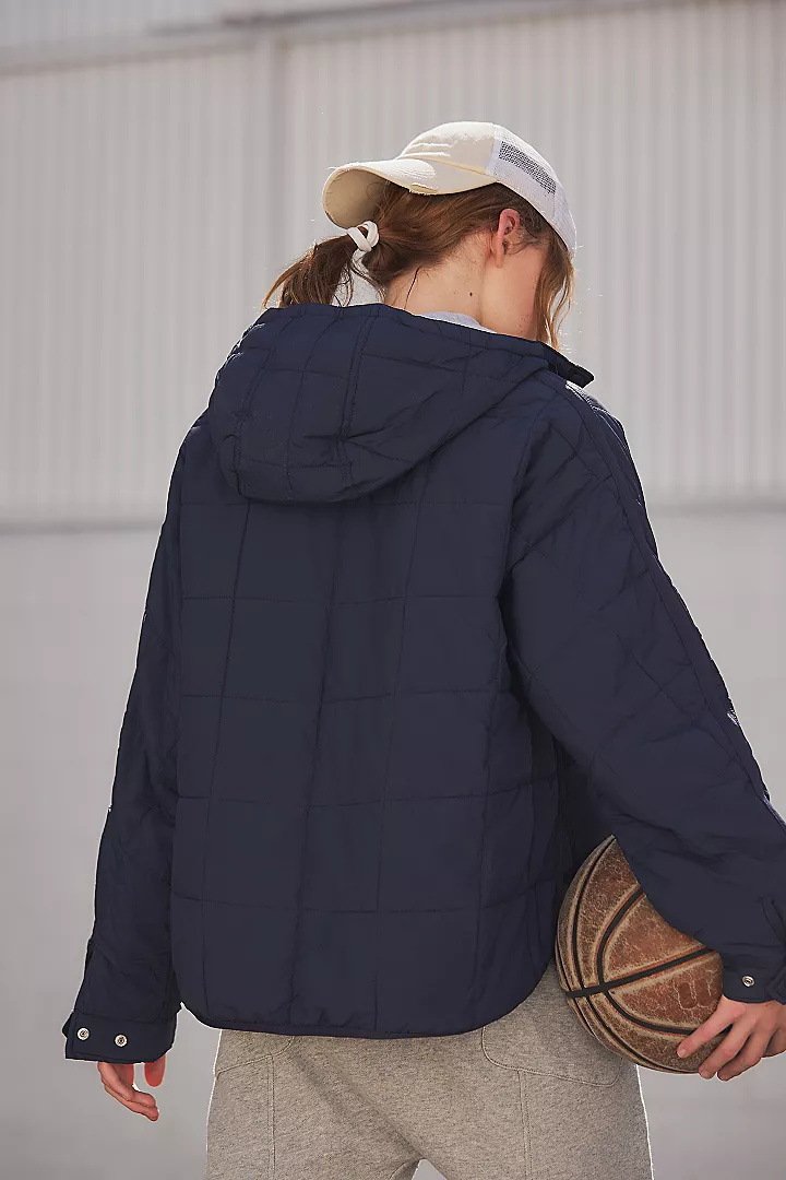 Casual Plain Loose Padded Jacket