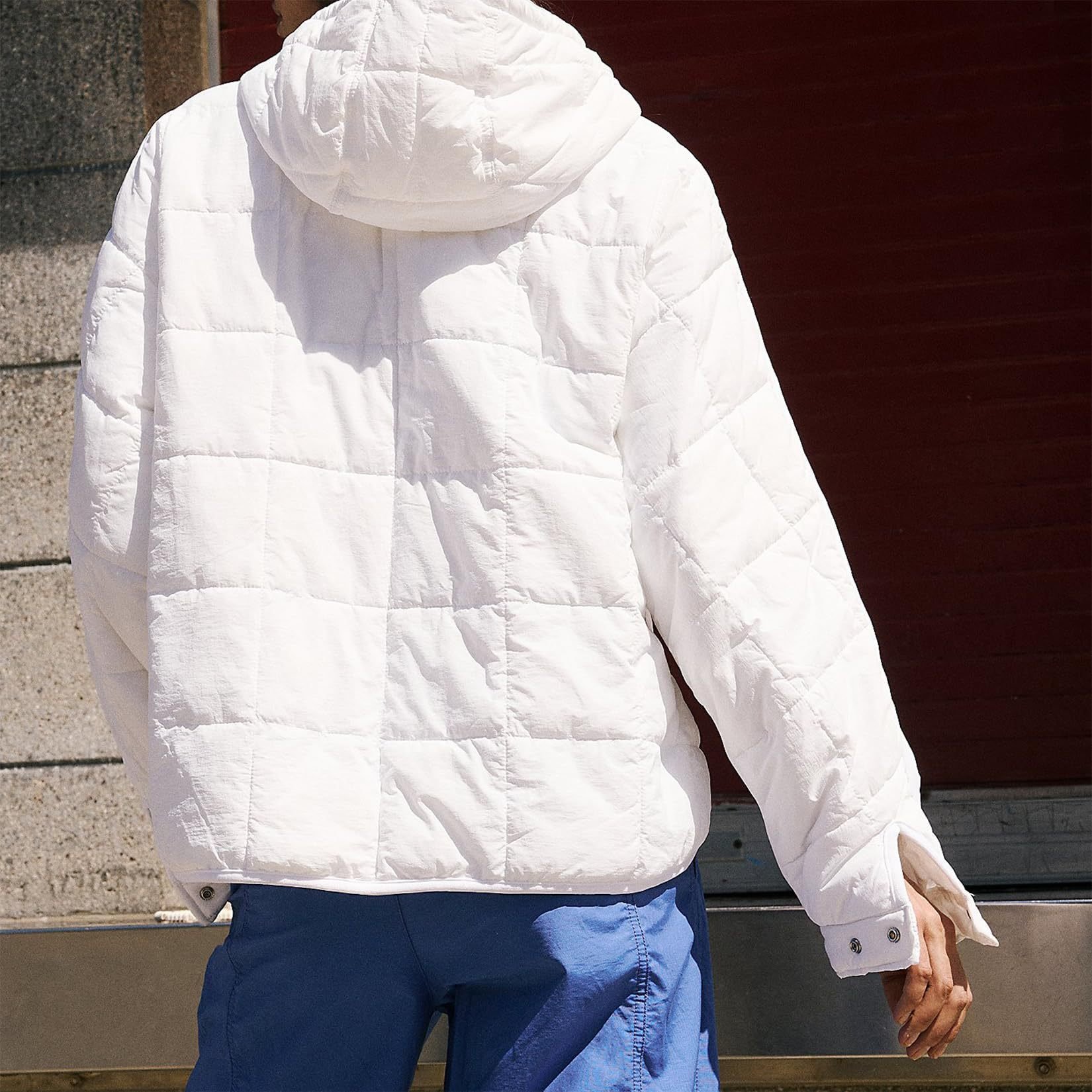 Casual Plain Loose Padded Jacket