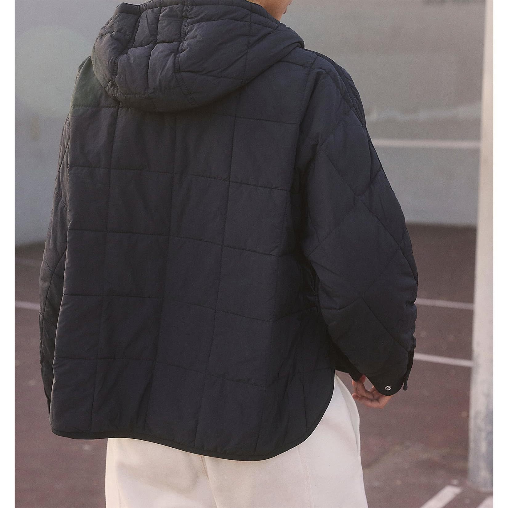 Casual Plain Loose Padded Jacket