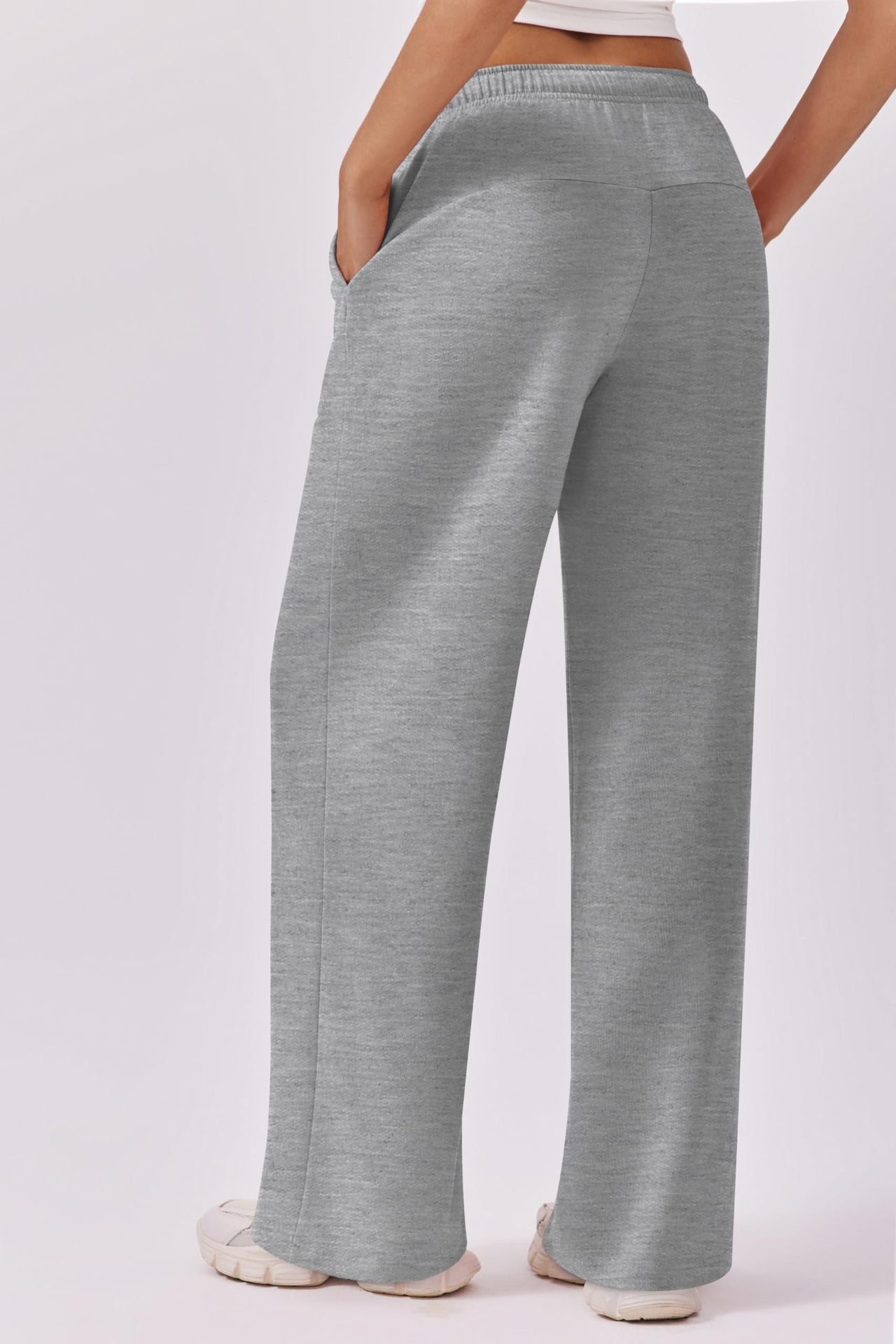 Loose Casual Plain Sweatpants & Joggers