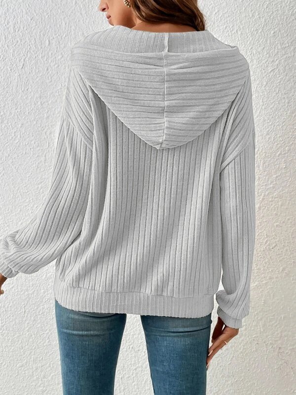 Plain Casual Hoodie Loose Hoodie