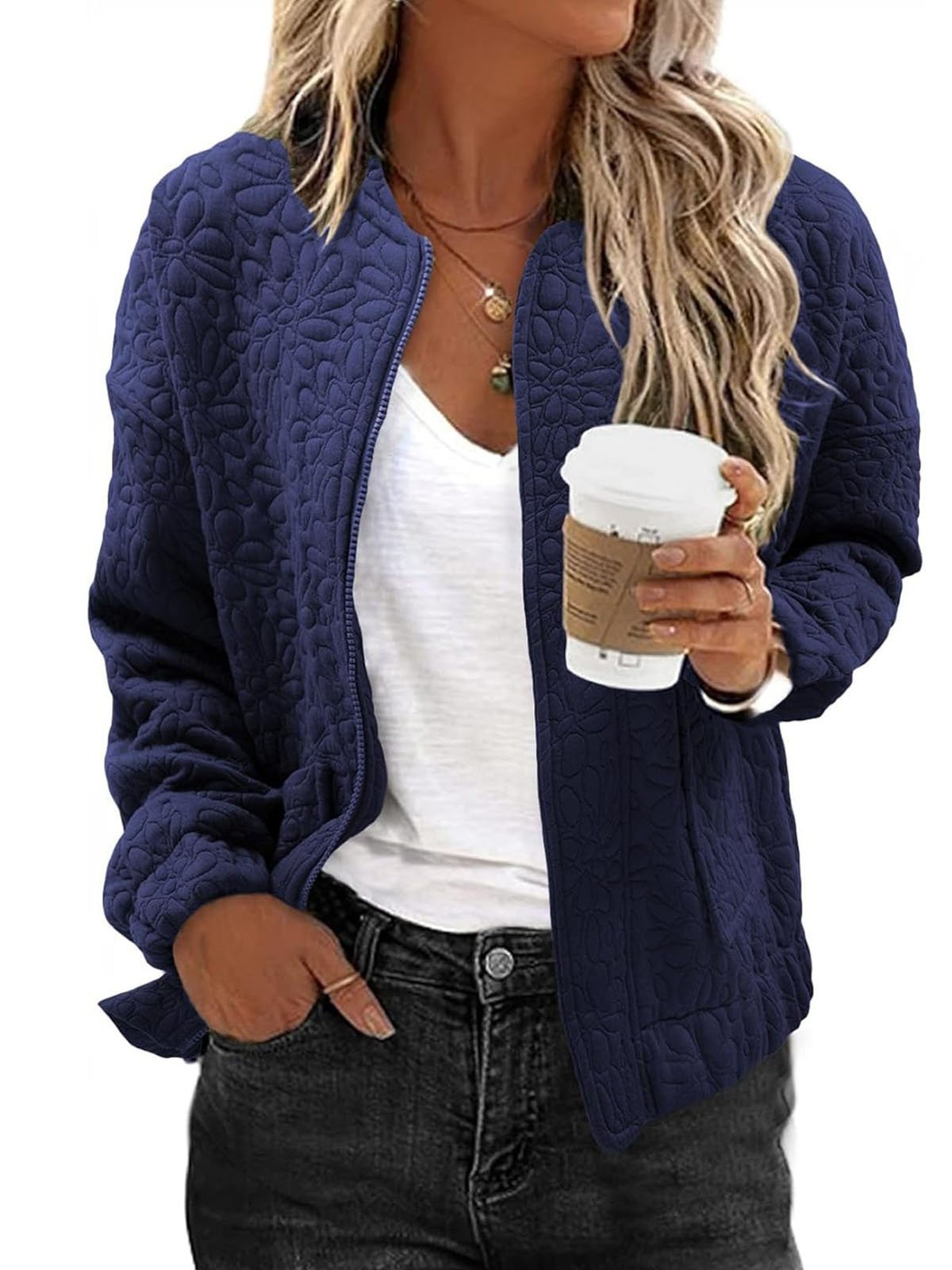 Plain Loose Casual Jacket