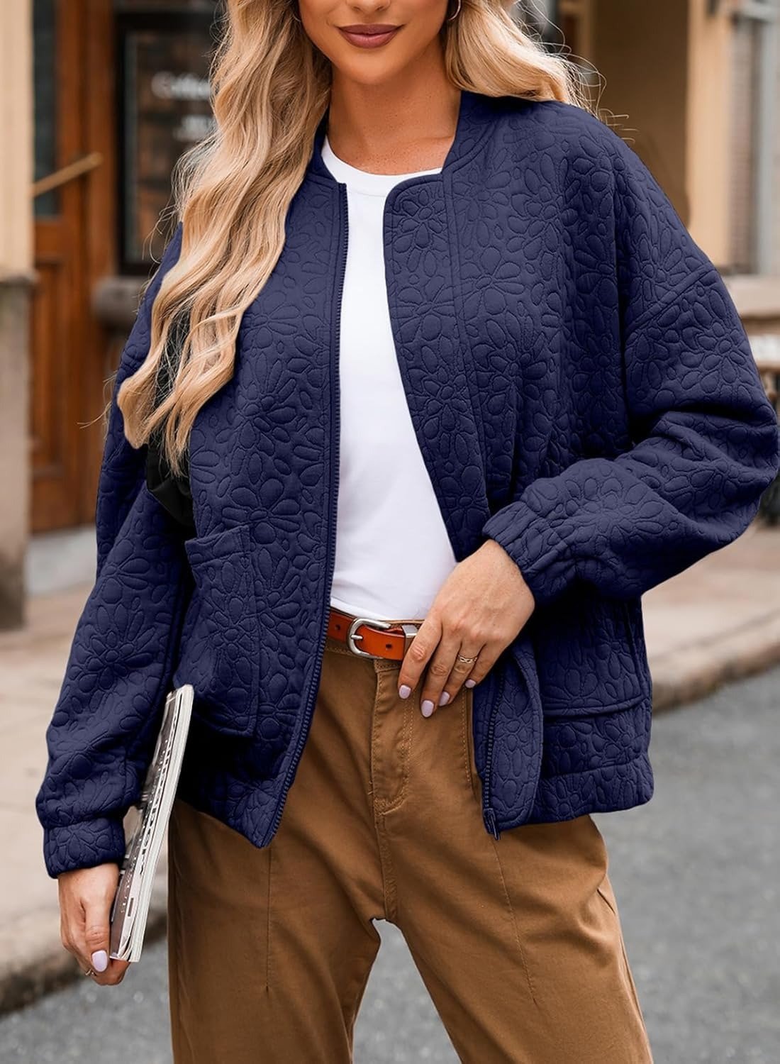 Plain Loose Casual Jacket