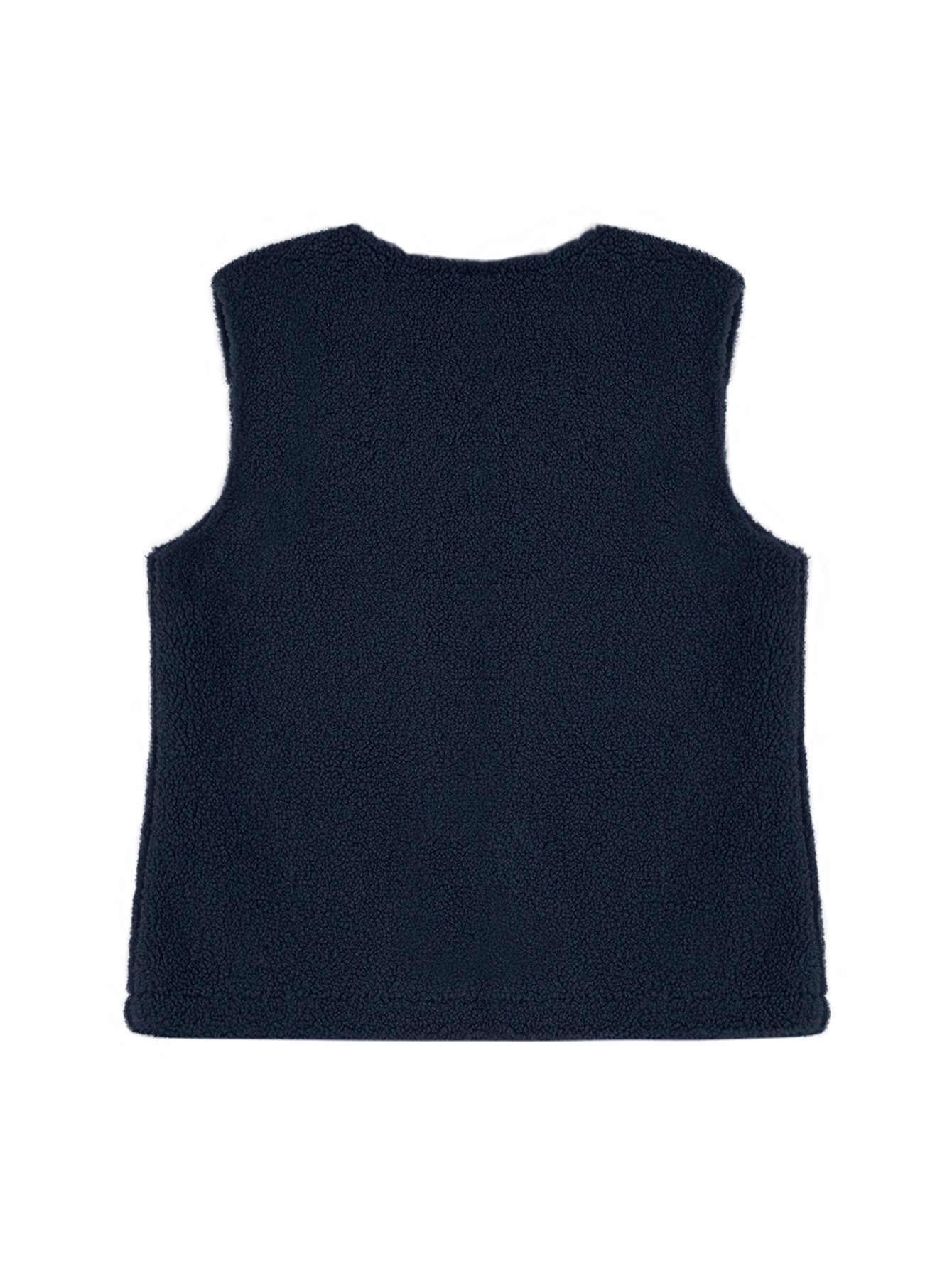 Plain Crew Neck Casual Loose Vest