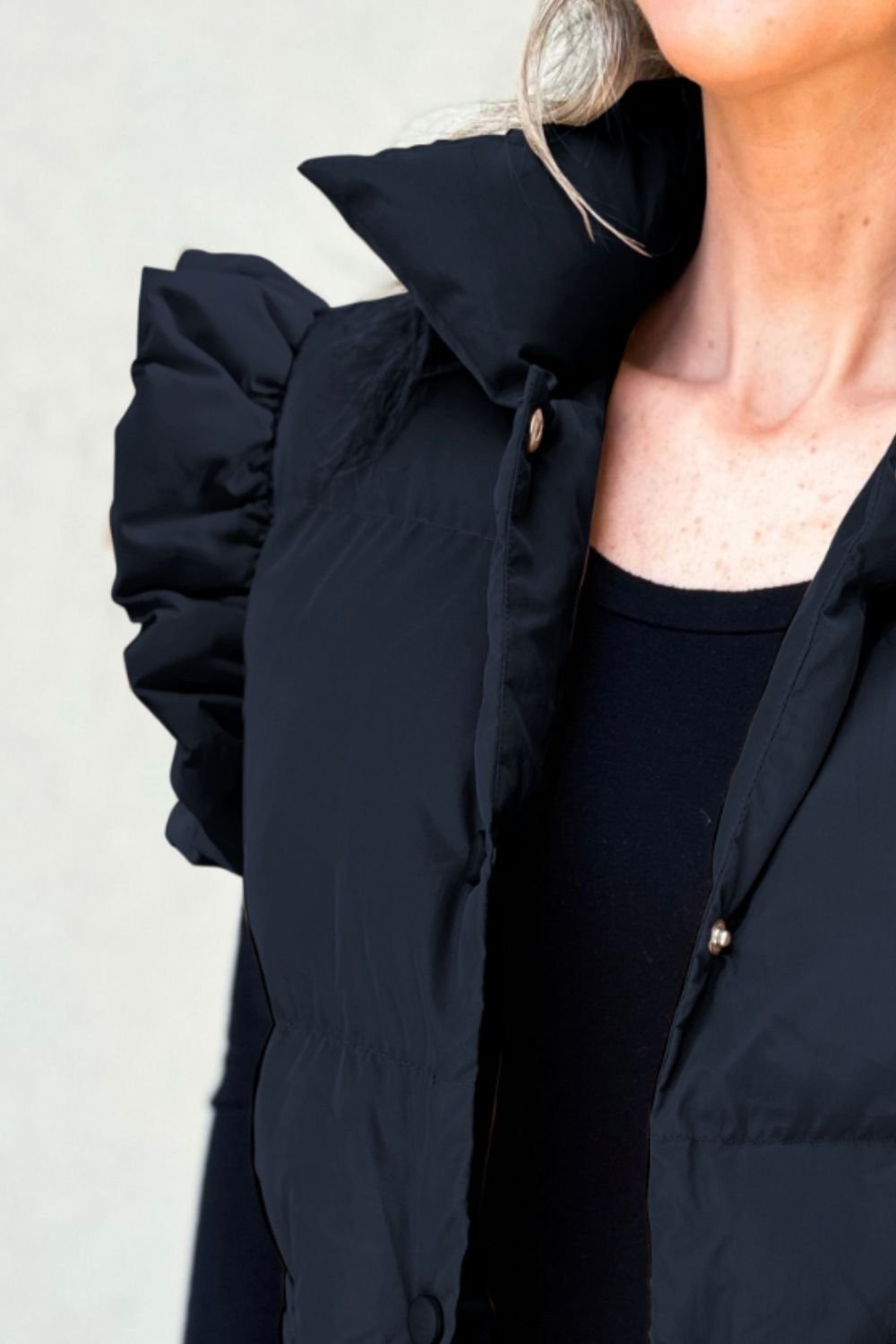 Plain Casual Loose Shawl Collar Vest