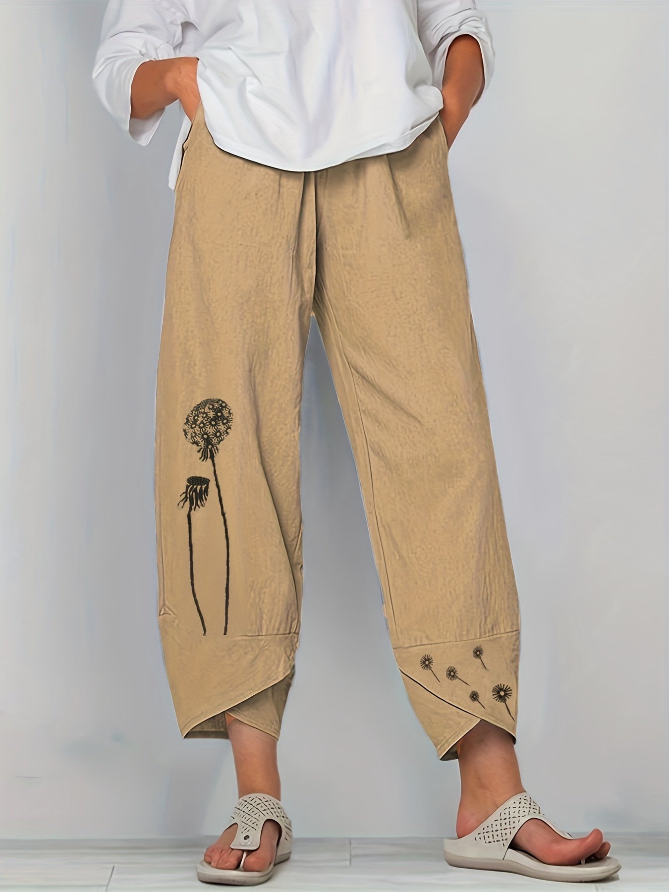 Vintage 3D Printing Loose Pants