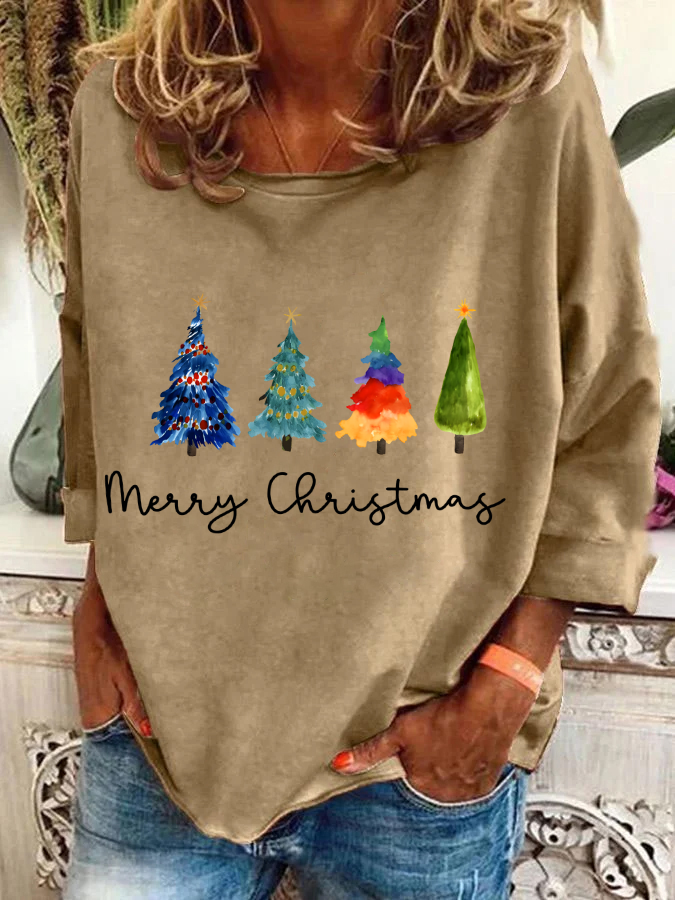 Christmas Tree Casual Sweatshirt