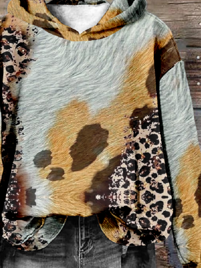 Leopard Casual Hoodie