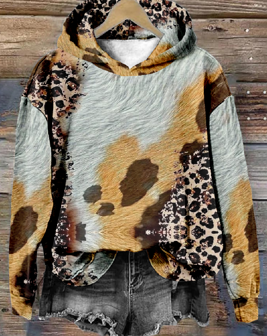 Leopard Casual Hoodie