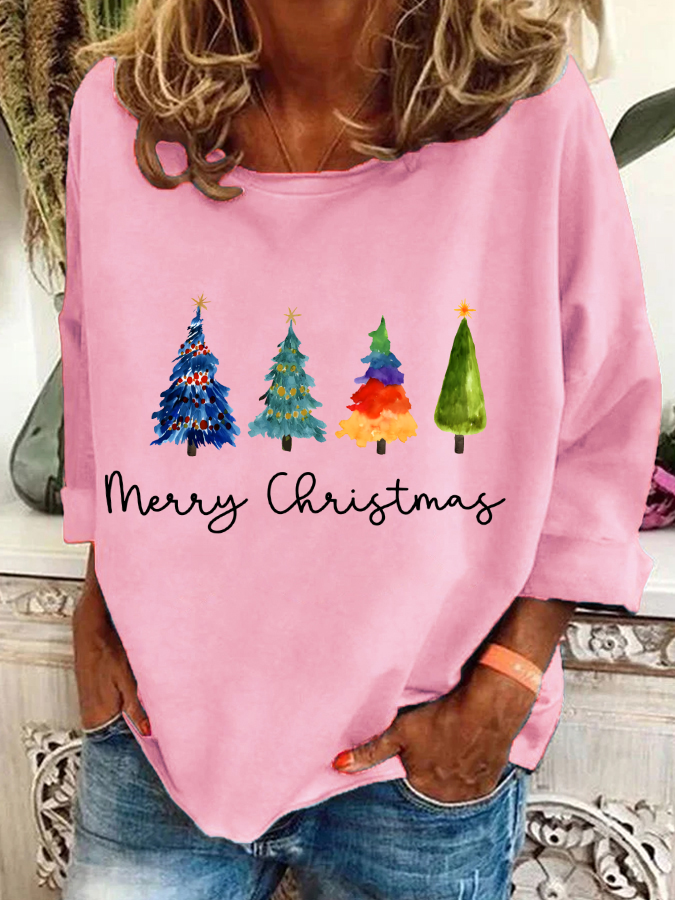 Christmas Tree Casual Sweatshirt