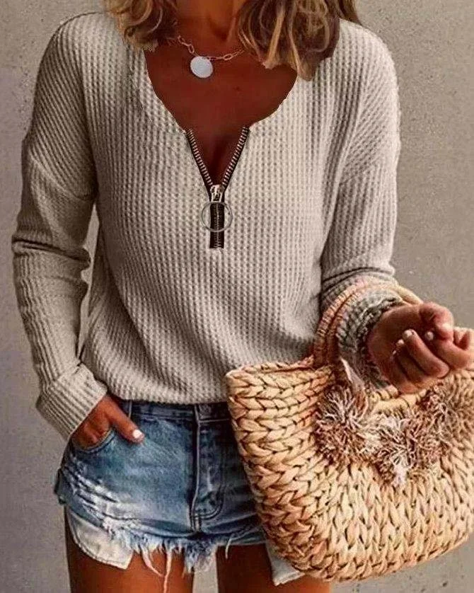 Casual Regular Fit Plain Sweatshirt