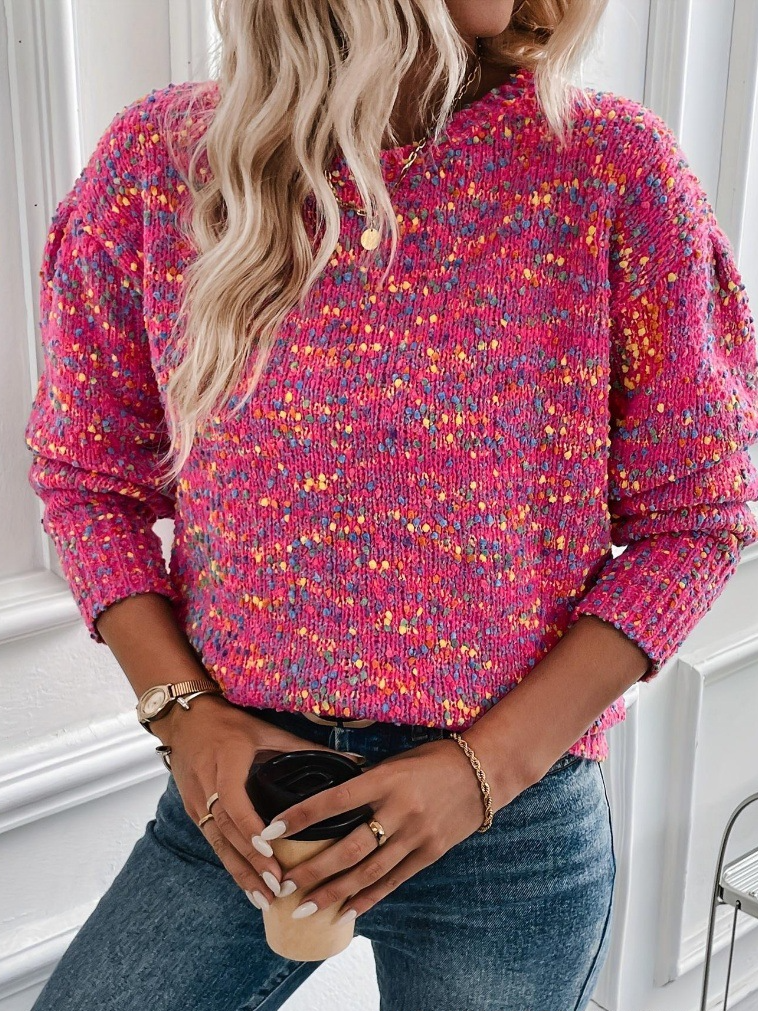 Loose Casual Crew Neck Sweater