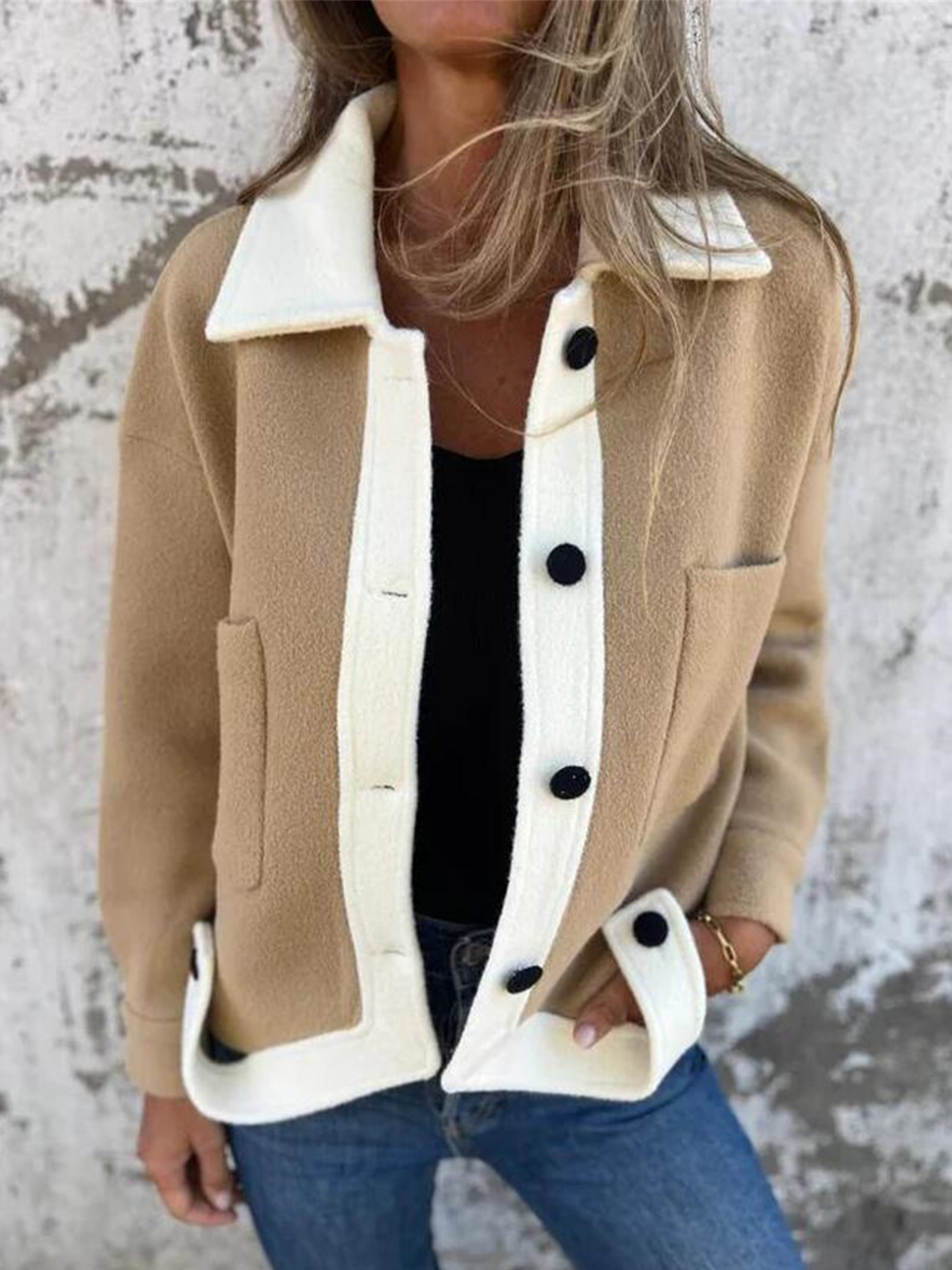 Casual Loose Plain Jacket