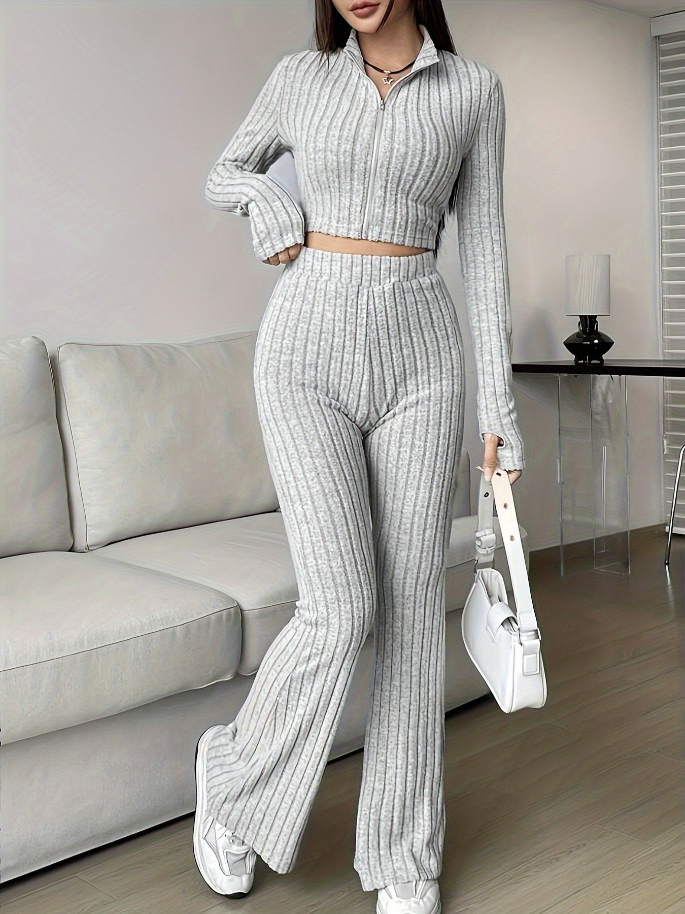 Regular Fit Casual Two-Piece Set